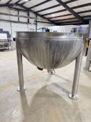 Lee 250 Gallon S/S Jacketed Kettle, Model: 250B, S/N: 67755-1-2 with S/S Screen Basket and Agitator