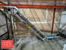 S/S Frame Portable Z Conveyor with Drive (Location: Fremont, CA)
