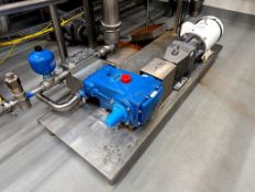 CAT High-Pressure Continuous Duty Triplex Pump with 7.5 HP 1,770 RPM Motor and Nord Gear Reducer: