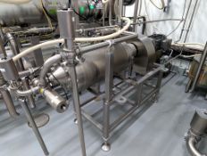 Scrape Surface S/S Pin-Mixer: Mounted on S/S Frame with (3) 2