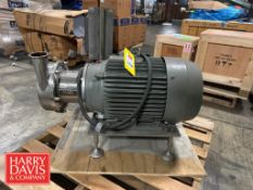 Alfa Laval Centrifugal Pump, Model: 954717-CSI with Sterling Electrical 30 HP Motor