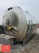 2022 JBF 6,000 Gallon Jacketed S/S Horizontal Tank, S/N: 211389 with Horizontal Agitation