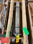 Ice Cream Freezer Barrel: 47" Length x 6.5" Depth