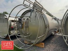 2020 Feldmeier 6,000 Gallon Jacketed S/S Silo, S/N:1 9E0885 with Vertical Agitation
