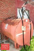 500 Gallon Gas Tank with Hand Pump