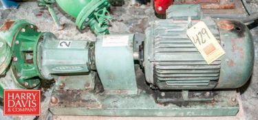 Peerless Pump with 15 HP Motor