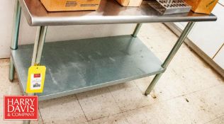 S/S Table: 2' x 4'