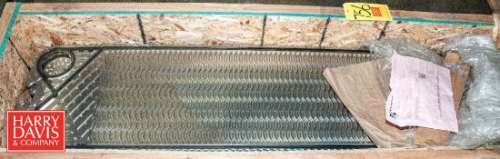 (3) Boxes: Heat Exchanger Plates and Machine Part