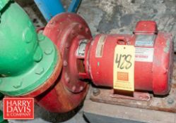 Bell & Gossett Pump with 5 HP Motor, 3 Phase