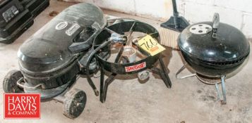 Coleman Grill, Weber Grill and Gas Burner