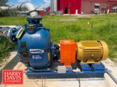 Gorman Rupp T-Series Self Priming Centrifugal Pump, Model: T4A60S-B1F, S/N: 1882031N with Baldor