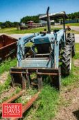 Ford 5030 Tractor with 7310 Loader, Forks and Bucket
