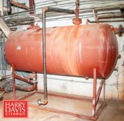 Feed Water Tank: 4' x 8' with (2) Pumps and 5 HP Motor, 3 Phase