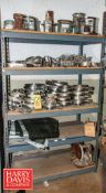 Shelves with Contents, Including: S/S Pump Parts, Rotors and Stands