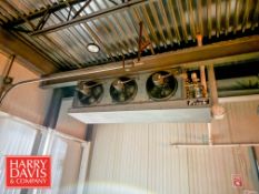Frick 2-Fan Ammonia Cooler Blowers, Model: SCS-383DN with Roof Mounted Surge Tanks