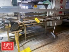500’ 1 Gallon Jug Conveyor System with Plastic Tabletop Chain, Jug Conveyor, 90° Turns and Drives