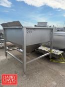 AMFEC S/S Hopper: 54” Width x 58