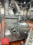 Cozzini Grinder Vacuum Emulsion System, Model: CS722, S/N: P13489-01-55816 with Spare Parts Cart