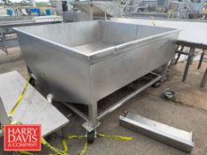 S/S Portable Hopper: 7’ Length x 7” Width x 43
