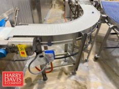 S/S Frame 90° Conveyor: 8' Length x 12