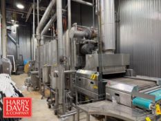 BULK BID (Lots 24-30) JBT Stein Jet Stream Continuous Oven with (4) 40 Gallon Tanks, Drench Tank and