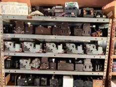 (3) Racks with Contents, Including: Assorted Breakers, Assembly Kits, Pipe, Fittings, Breaker