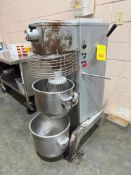 Univex 4-Speed Stand-Up Mixer, Model: SRM301, S/N: M004020 with Whisk and (2) Bowls (Location: