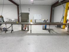 Conveyor: 336” Length x 7” Width with S/S Cover (Subject to BULK Bid Lot: 141) (Location: Wrens,