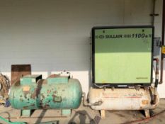 Sullair Air Compressor, Model: 1109E/A, S/N: 200702060093 with Ingersoll Rand and Buckeye Horizontal