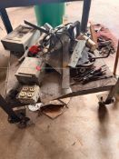 Steel Cart with Assorted Tools and 6