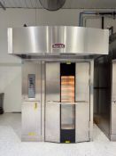 NEW Never Used Baxter Rotating Rack Oven, Model: 0V500G2-EE, S/N: 24-2045769 (Location: Wrens, GA)