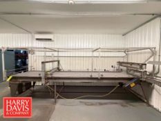 Intralox Semi-Automatic Debagger: 174.5” Length x 36” Width