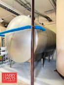 2016 Feldmeier 5,000 Gallon S/S Horizontal Tank, S/N: 1500788 with Dual Top Vertical Agitation,
