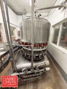 Federal 18-Head Filler, S/N: 1405GWSS185L566 with 5-Head Screw Capper and Waterfall Cap Feeder (