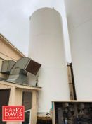 Cherry-Burrell 20,000 Gallon Jacketed Silo, S/N: E-003-91 with Horizontal Agitation, Tel-Tru