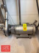 Fristam Centrifugal Pump, Model: FPX 3551 with Baldor S/S 7.5 HP 1,770 RPM Motor
