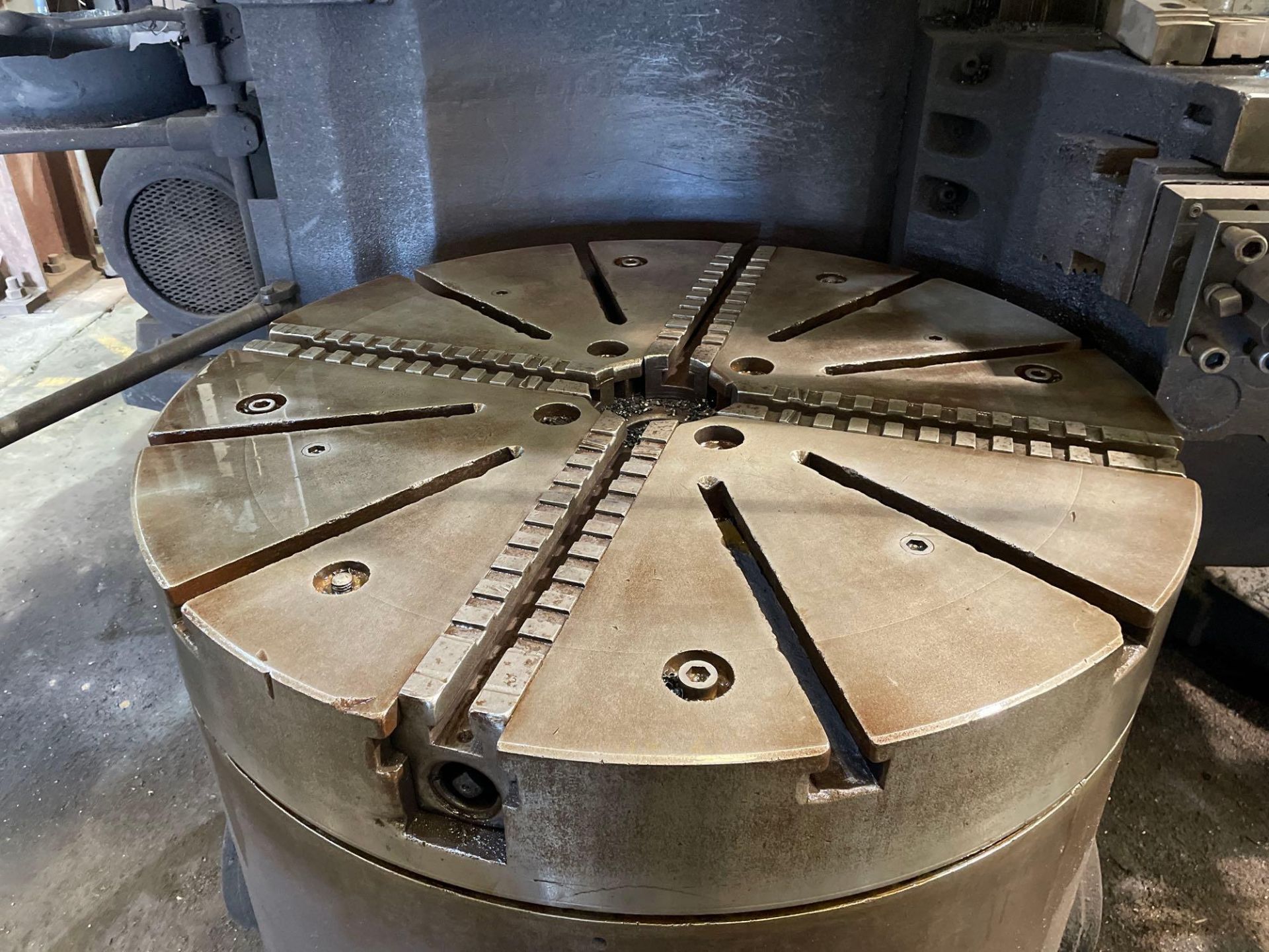 Vtl Chuck Types BULLARD 42 CUTMASTER VTL, RAM, TURRET, SIDE HEAD, 4-JAW CHUCK, 150 RPM,