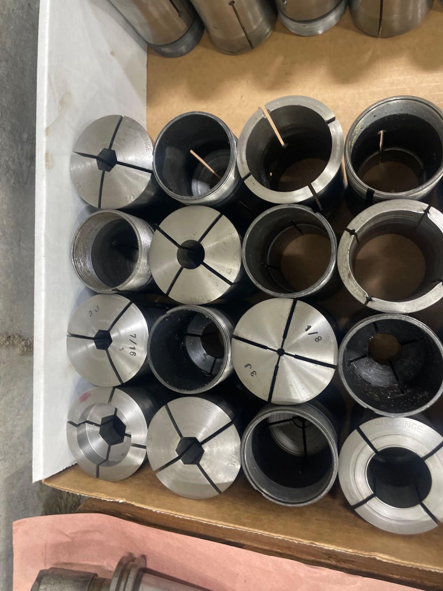 Lot of Assorted Lathe Collet Tooling