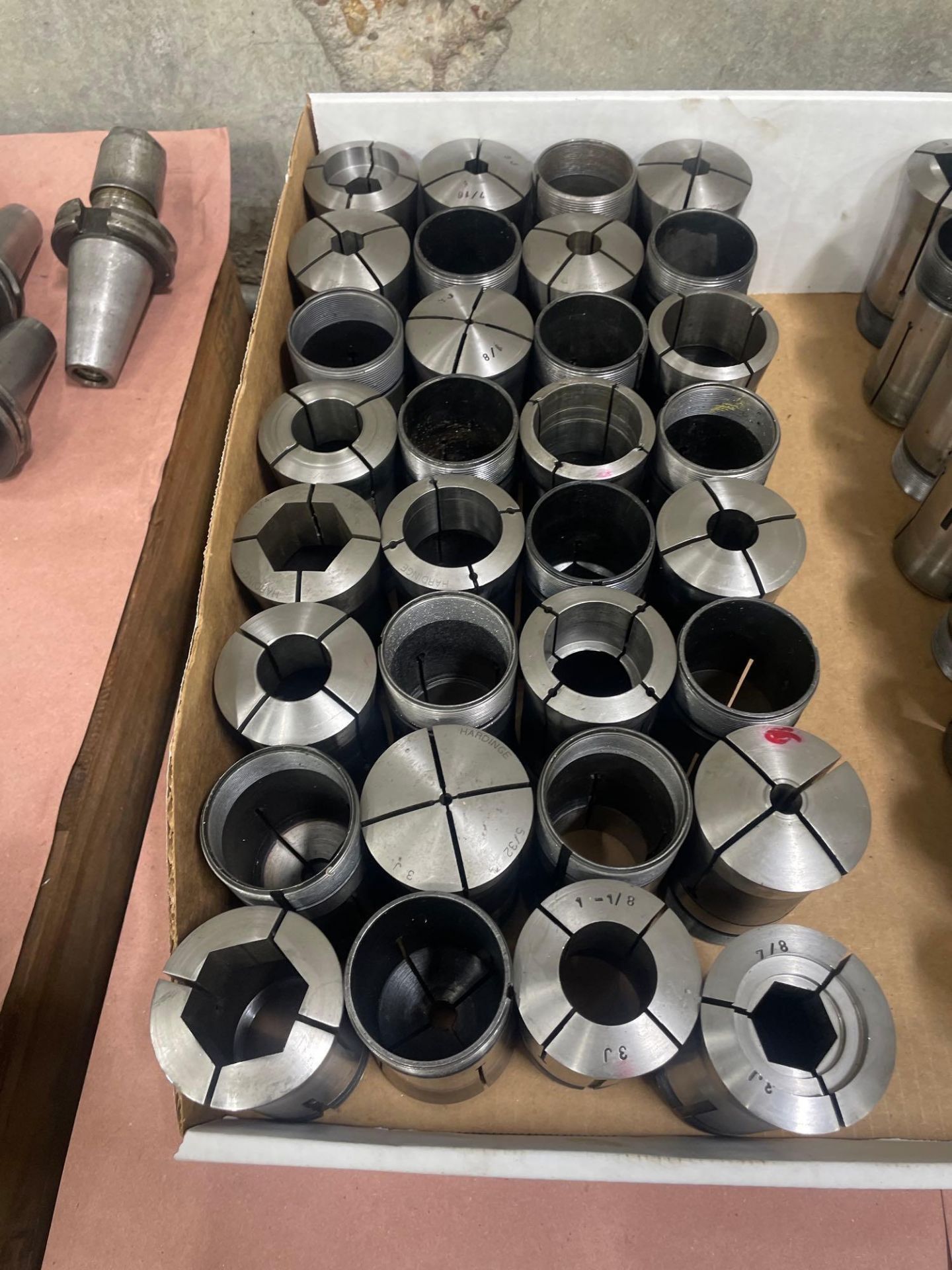 Lot of Assorted Lathe Collet Tooling