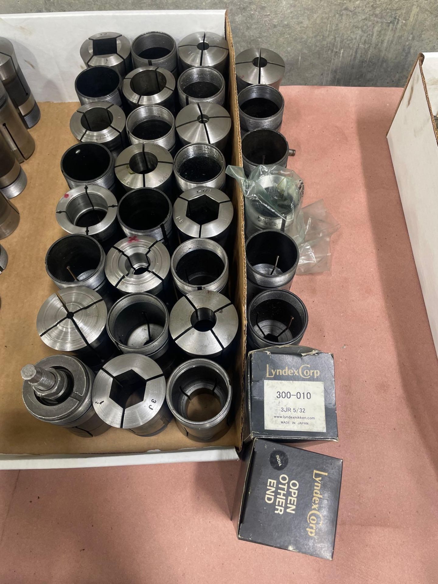 Lot of Assorted Lathe Collet Tooling