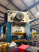USI Clearing S2-500-84-48 Straight Side Double Crank Press, S/N 10-4335
