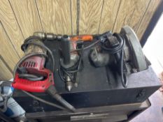 Lot of 3 Hand Tools: (1) 1/2 Milwaukee Right Angle Drill, S/N: 629D397470768, (1) 1/2 RIDGID R7111