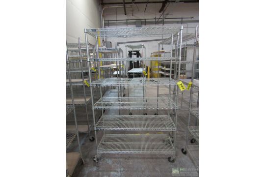SHELFTECH PORTABLE METRO STYLE WIRE RACK 72