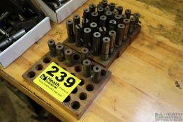 (4) SETS ASSORTED EDM SINKER TOOLS / EDM TOOLING