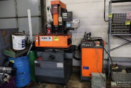 CHARMILLES MODEL FORM 20 DIE SINKING EDM, S/N N/A, WITH SYSTEM 3R HEAD, 5”X10” PERMANENT MAGNETIC