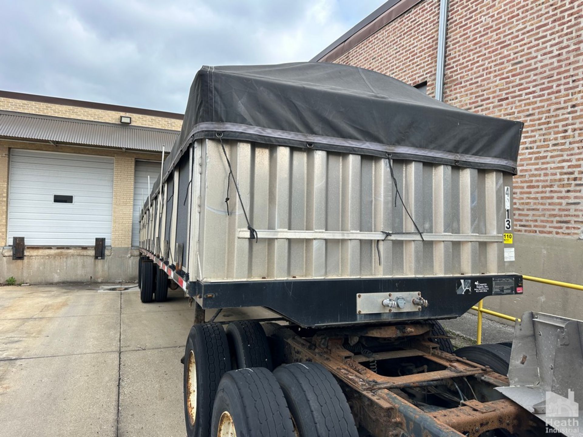 2015 TRANSCRAFT 42' MODEL TL2000 FLATBED TRAILER, VIN: 1TTF422S9F3889479 - Image 14 of 19