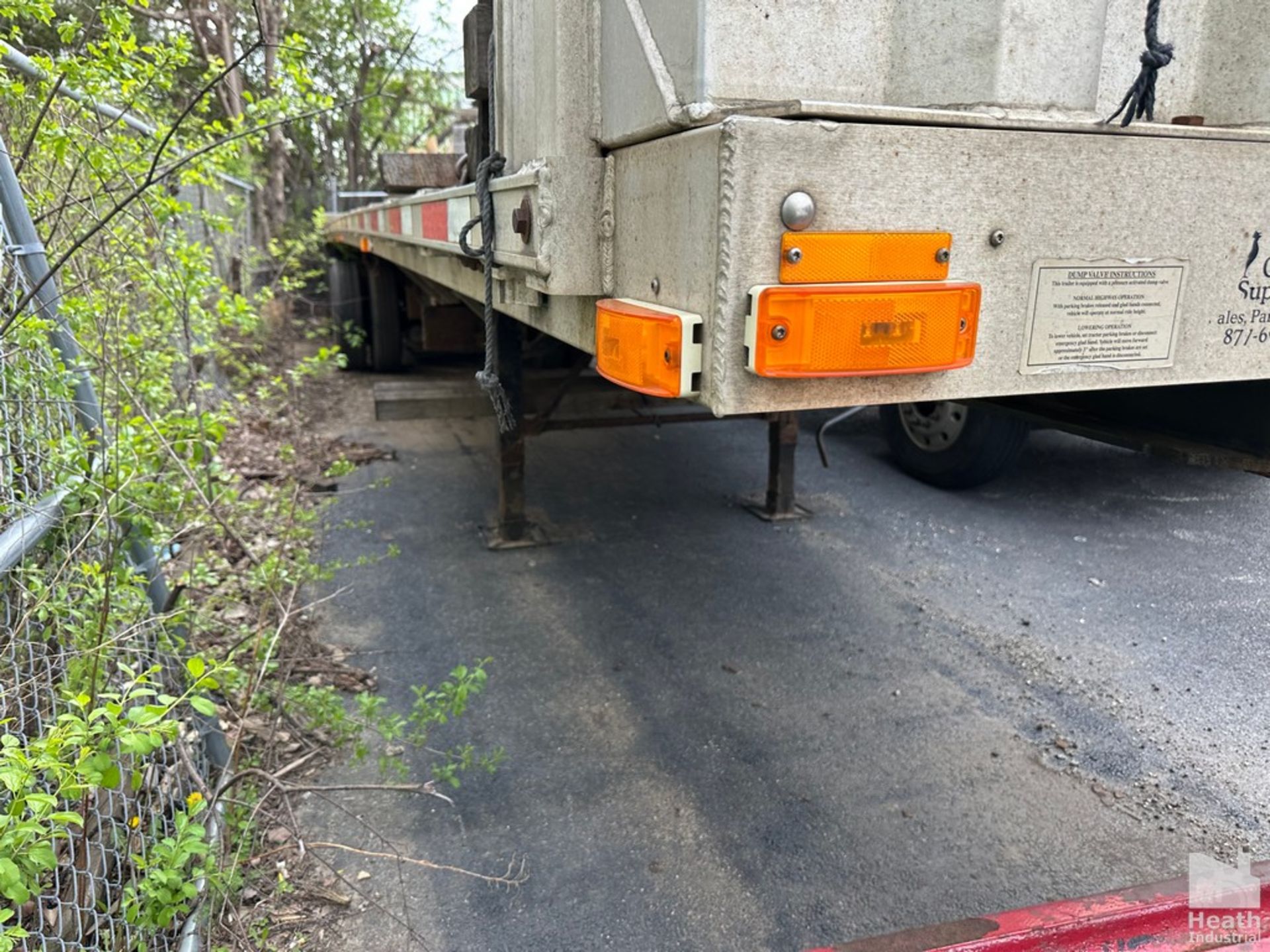 2008 TRANSCRAFT 42' MODEL TL2000 FLATBED TRAILER, VIN: 1TTF4220282081301 - Image 13 of 16