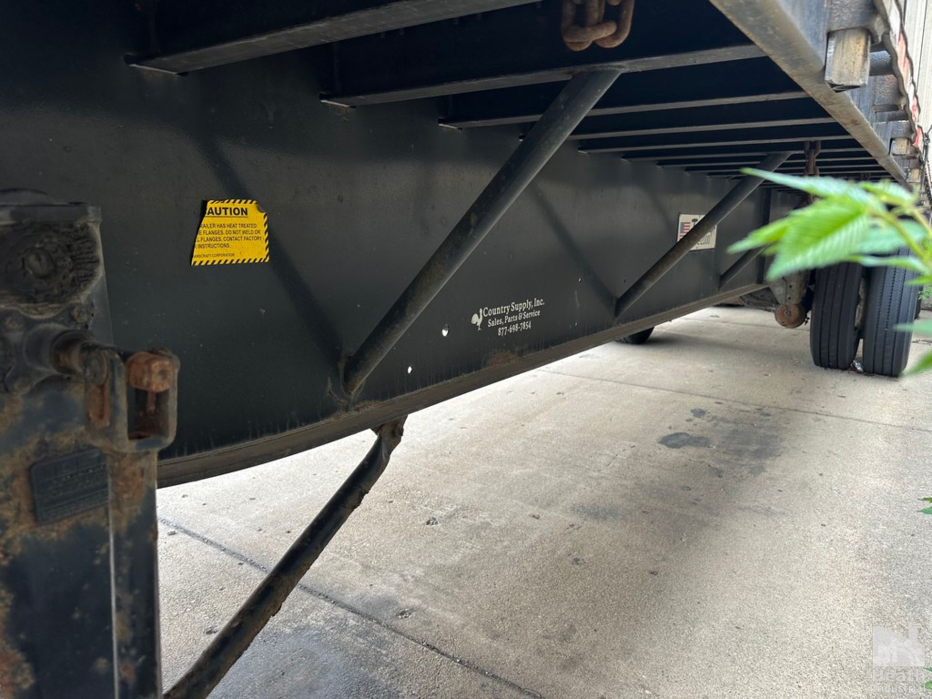 2015 TRANSCRAFT 42' MODEL TL2000 FLATBED TRAILER, VIN: 1TTF422S9F3889479 - Image 8 of 19