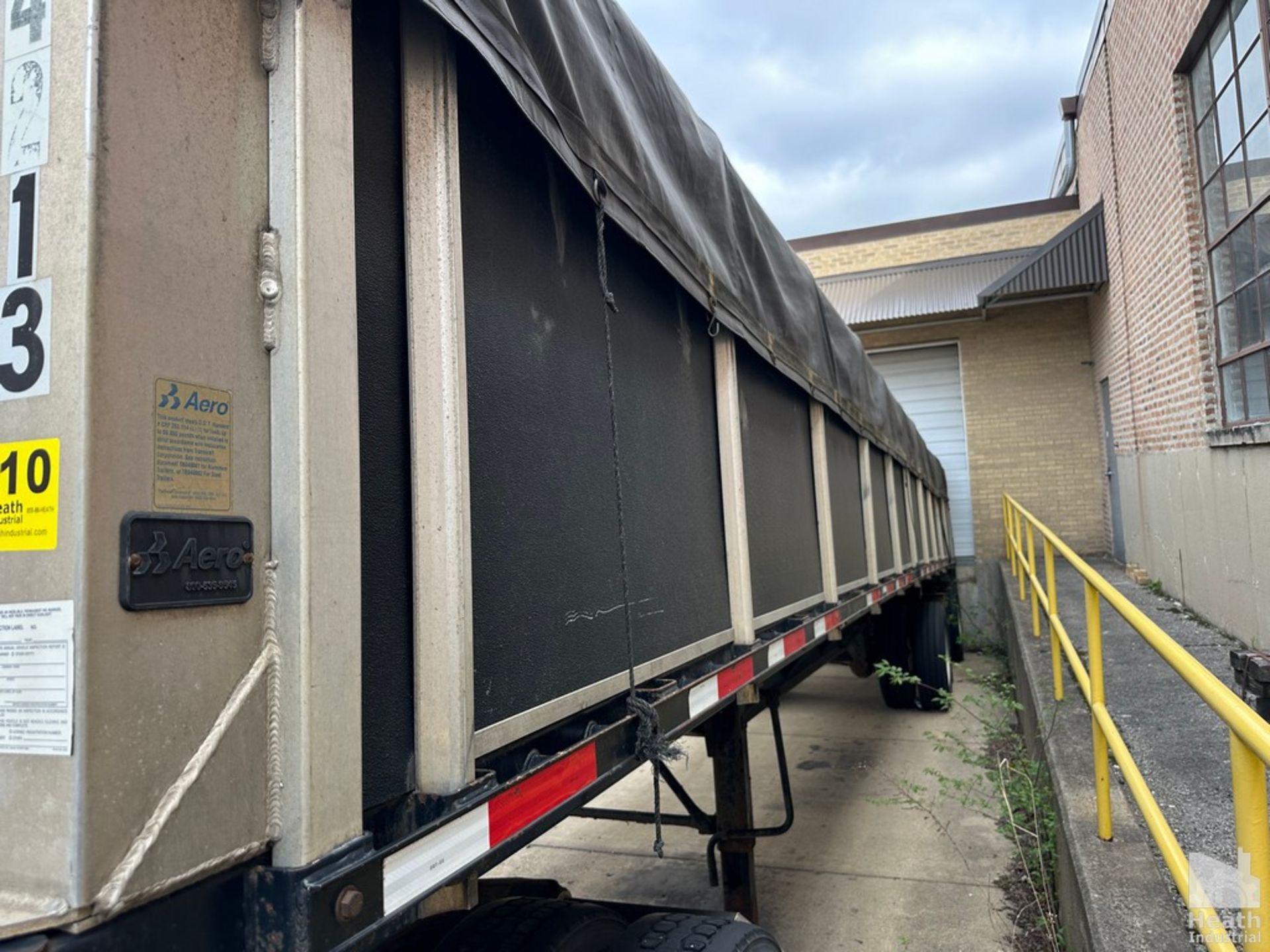 2015 TRANSCRAFT 42' MODEL TL2000 FLATBED TRAILER, VIN: 1TTF422S9F3889479 - Image 4 of 19