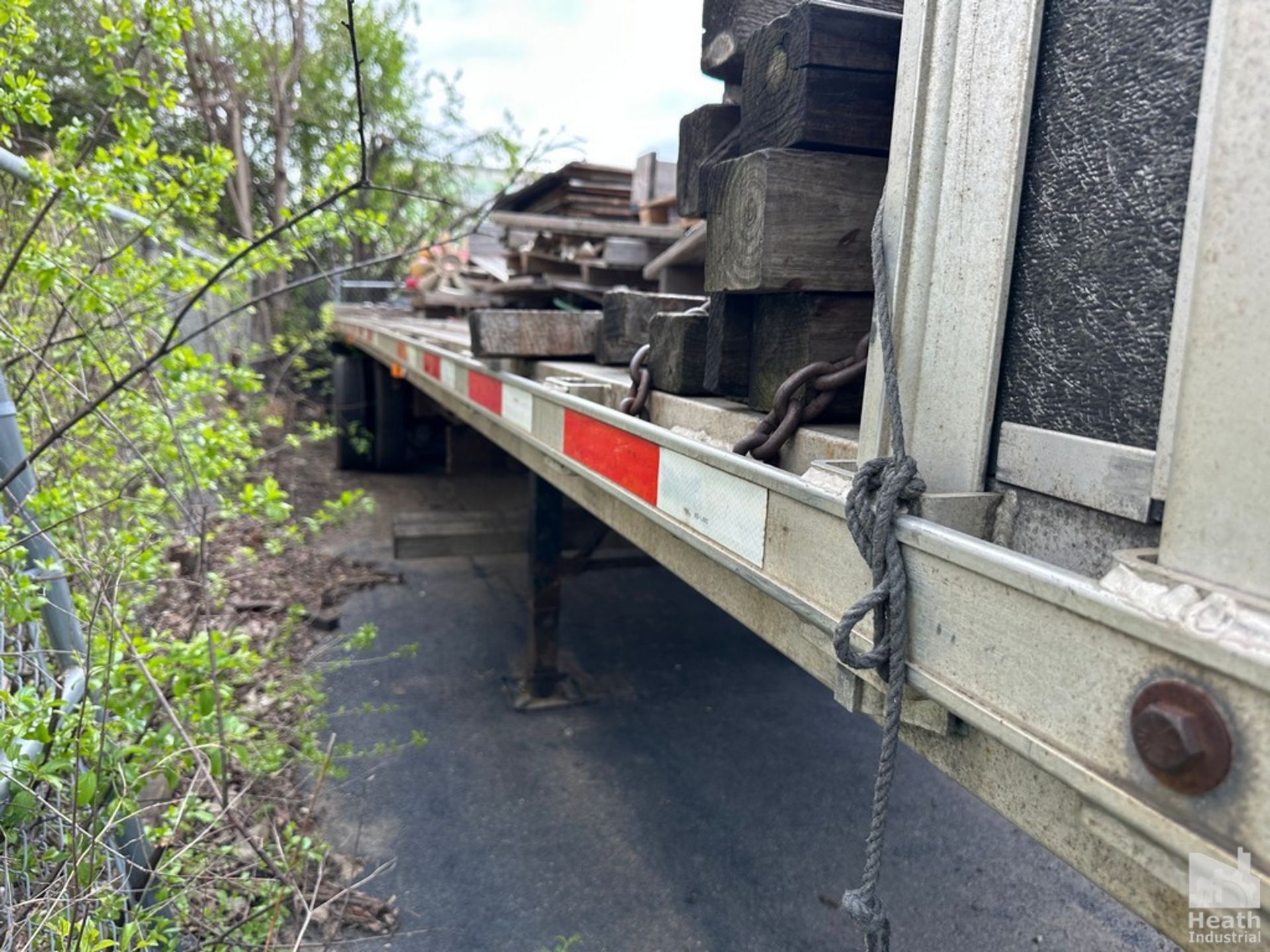 2008 TRANSCRAFT 42' MODEL TL2000 FLATBED TRAILER, VIN: 1TTF4220282081301 - Image 14 of 16